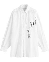 WOOD WOOD - Rofus Oversized Print Shirt - Lyst