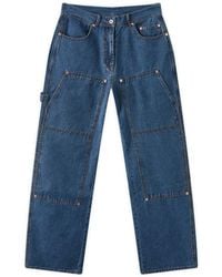 Uniform Bridge - Double Knee Denim Pants - Lyst