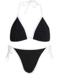 Hunza G - Gina Contrast Tape Bikini - Lyst
