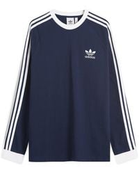 adidas - 3-Stripes Long Sleeve T-Shirt - Lyst