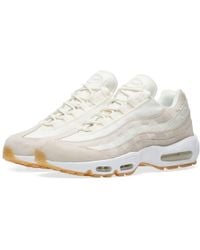 Lyst Nike Air Max 95 Premium in White for Men Nike Suede Air Max 95 Premium Lyst