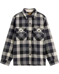 Human Made - Wool Check Shirt Jacket - Lyst