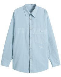 Stone Island - Marina Cotton Nylon Panama Overshirt - Lyst