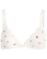 Skims - Stretch Lace Triangle Bralette - Lyst