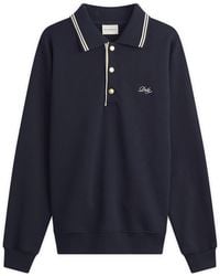 Drole de Monsieur - Logo Long Sleeve Polo - Lyst