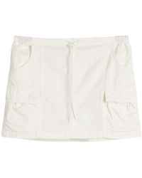 GOOD AMERICAN - Twill Mini Skirt - Lyst