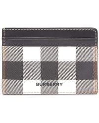 Burberry - Kier Giant Check Card Holder - Lyst