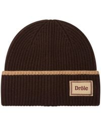 Drole de Monsieur - Drole De Monsieur Logo Beanie - Lyst