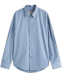 Ami Paris - Boxy Fit Stripe Shirt - Lyst