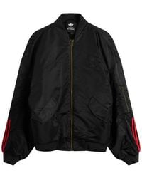 adidas - X Willy Chavarria Satin Bomber Jacket - Lyst