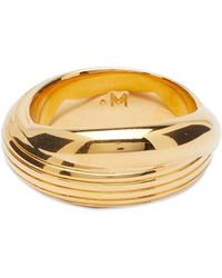 Missoma - X Lucy Williams Ridged Cross Over Ring - Lyst
