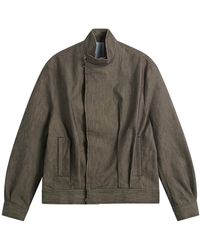 EBIT - Inverted Pleat Gaberdine Jacket - Lyst