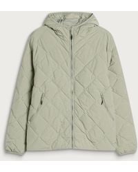 Hiking Patrol - Base Grid Lt Down Hooded Jacket - Lyst