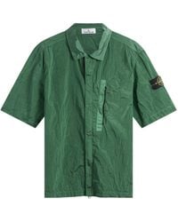 Stone Island - Nylon Metal Short Sleeve Shirt - Lyst