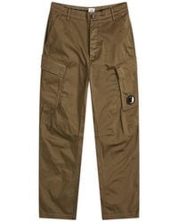 C.P. Company - Stretch Sateen Loose Cargo Pants - Lyst
