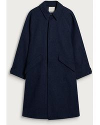 YMC - Tyrell Wool Trench Coat - Lyst