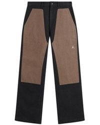 ROA - Fomes Double Knee Washed Canvas Pant - Lyst