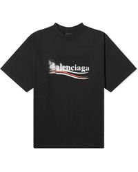 Balenciaga - Political Campaign Stencil T-Shirt - Lyst