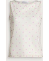 Hosbjerg - Betty Sleeveless Mesh Top - Lyst