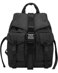 Ganni - Recycled Tech Backpack - Lyst