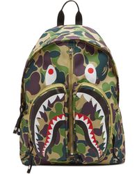 A Bathing Ape - Abc Camo Shark Daypack - Lyst