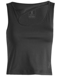 On Shoes - Studio Cut Out Crop Top - Lyst