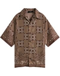 Amiri - Ma Check Camp Shirt - Lyst