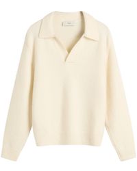 DUNST - Open Collar Knit Jumper - Lyst