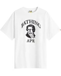 A Bathing Ape - Beethoven Graphic Relaxed Fit Tee - Lyst