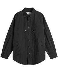 Poliquant - In-Outside Pockets Oversized Cpo Shirt Jacket - Lyst