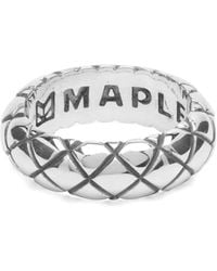 MAPLE - Quilted Band Ring - Lyst