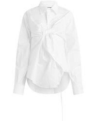 OTTOLINGER - Twisted-Pleat Tailored Shirt - Lyst
