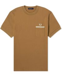 Fred Perry - Loopback Jersey T-Shirt - Lyst