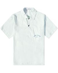 Stone Island - Marina Chalk Plating Short Sleeve Shirt - Lyst