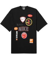 Comme des Garçons - Comme Des Garçons X Nike Oversized Multi Logo Print Te - Lyst