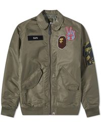 A Bathing Ape Casual jackets for Men - Up to 45% off | Lyst