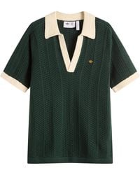 adidas - X Clot Knitted Polo Shirt - Lyst