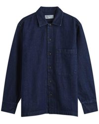 Universal Works - Denim Fatigue Overshirt - Lyst