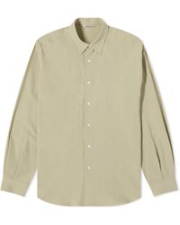 AURALEE - Hard Twist Cotton Silk Shirt - Lyst