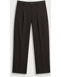 Wax London - Piper Wool Blend Two Tone Pleated Trousers - Lyst