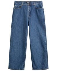 A.P.C. - Aaron Wide Denim Jeans - Lyst