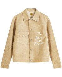 Human Made - Suede Leather Jacket - Lyst