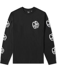 by Parra Long Sleeve Circle Tweak Logo T-shirt - Black