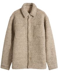 Wax London - Mount Reversible Boucle Overshirt - Lyst
