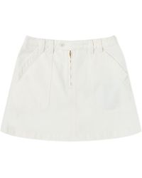 A.P.C. - Sarah Denim Mini Skirt - Lyst