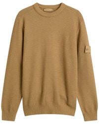 Stone Island - Ghost Cotton Cashmere Knit Jumper - Lyst