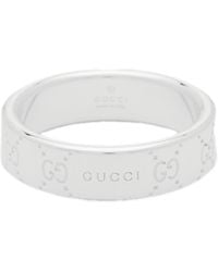 Gucci - Signature Gg 6Mm Ring - Lyst