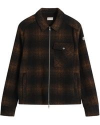 Moncler - Check Shirt Jacket - Lyst
