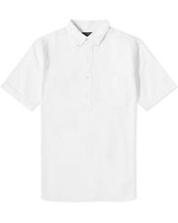 Beams Plus - Bd Popover Short Sleeve Oxford Shirt - Lyst