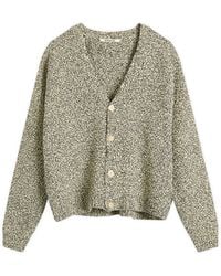 AURALEE - Cotton Cashmere Cord Knit Cardigan - Lyst